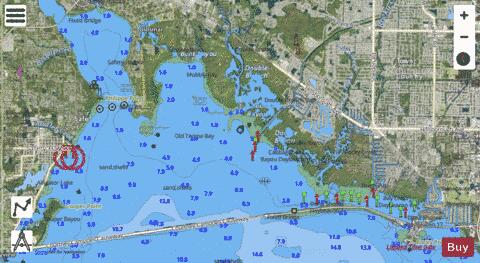 SAFETY HARBOR Marine Chart - Nautical Charts App - Satellite