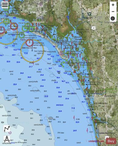 FORT MYERS TO CHARLOTTE HARBOR and WIGGINS PASS Marine Chart - Nautical Charts App - Satellite