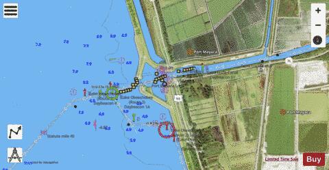 INSET 2 SIDE A PORT MAYACA Marine Chart - Nautical Charts App - Satellite