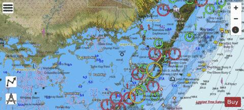 MIAMI TO MARATHON AND FLORIDA BAY PAGE C Marine Chart - Nautical Charts App - Satellite