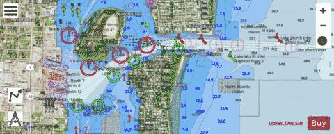 LAKE WORTH INLET Marine Chart - Nautical Charts App - Satellite