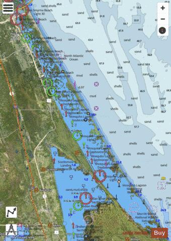 TOLOMATO RIVER TO PALM SHORES HH-II Marine Chart - Nautical Charts App - Satellite