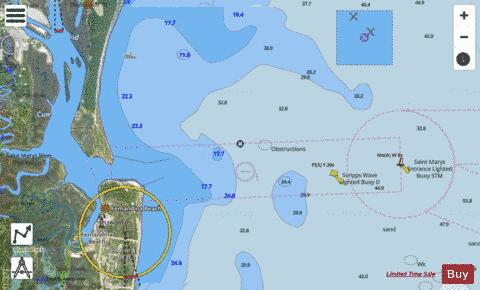 ST MARYS ENTRANCE-CUMBERLAND SOUND AND KINGS BAY Marine Chart - Nautical Charts App - Satellite