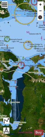 ALBEMARLE SOUND TO ALLIGATOR RIVER  NORTH CAROLINA Marine Chart - Nautical Charts App - Satellite