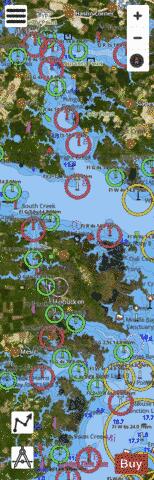 ALBEMARLE SOUND TO NEUSE RIVER  NORTH CAROLINA Marine Chart - Nautical Charts App - Satellite