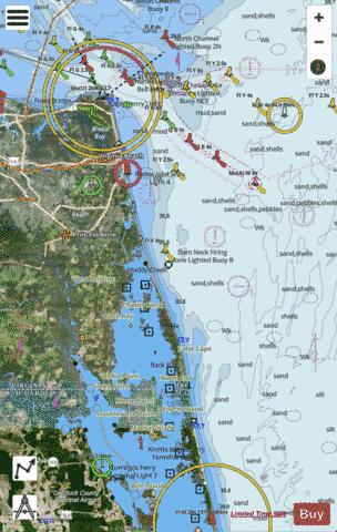 CAPE HENRY-PAMLICO SND INCL ALBEMARLE SND VA-NC Marine Chart - Nautical Charts App - Satellite