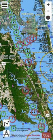 N LANDING RVR MUNDEN VA TO CAMDEN PT NC RT 1 Marine Chart - Nautical Charts App - Satellite
