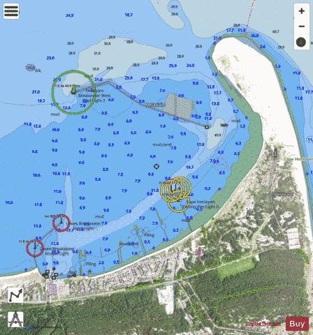 BREAKWATER HARBOR Marine Chart - Nautical Charts App - Satellite
