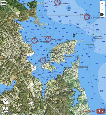 SELBY BAY INSET Marine Chart - Nautical Charts App - Satellite