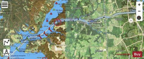 CHESAPEAKE AND DELAWARE CANAL BOTTOM PANEL Marine Chart - Nautical Charts App - Satellite