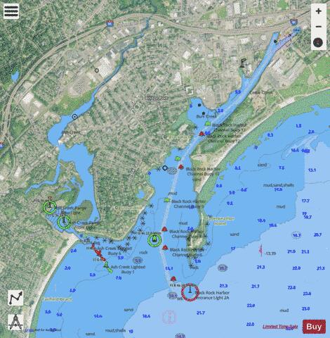 BLACK ROCK HARBOR INSET 3 Marine Chart - Nautical Charts App - Satellite