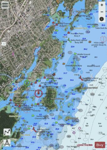 ECHO BAY HARBOR INSET 10 Marine Chart - Nautical Charts App - Satellite