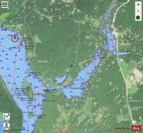 HAMBURG COVE EXTENSION Marine Chart - Nautical Charts App - Satellite