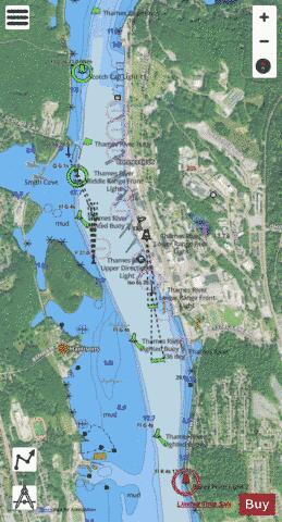 BAILEY POINT TO SMITH COVE Marine Chart - Nautical Charts App - Satellite