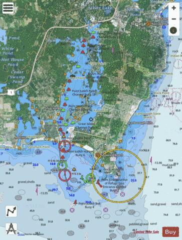 PT JUDITH HARBOR  RI Marine Chart - Nautical Charts App - Satellite