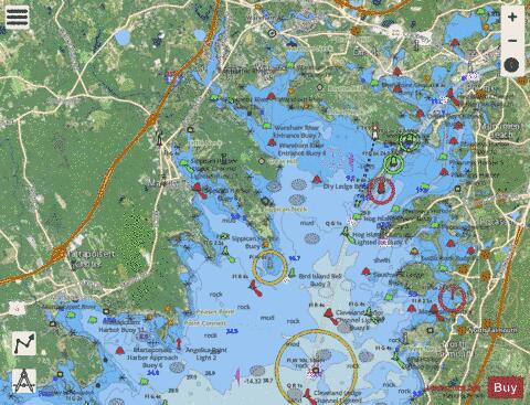 BUZZARDS BAY  MA Marine Chart - Nautical Charts App - Satellite