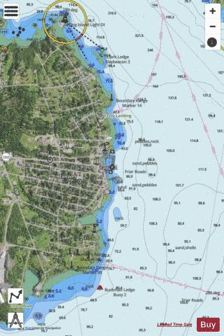 EASTPORT HARBOR Marine Chart - Nautical Charts App - Satellite