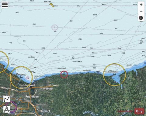 PORT BAY TO LONG POND NEW YORK Marine Chart - Nautical Charts App - Satellite