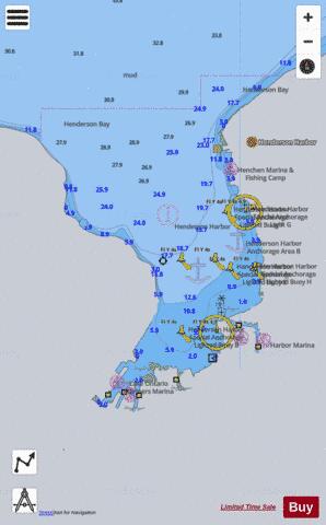 HENDERSON HARBOR NEW YORK INSET Marine Chart - Nautical Charts App - Satellite