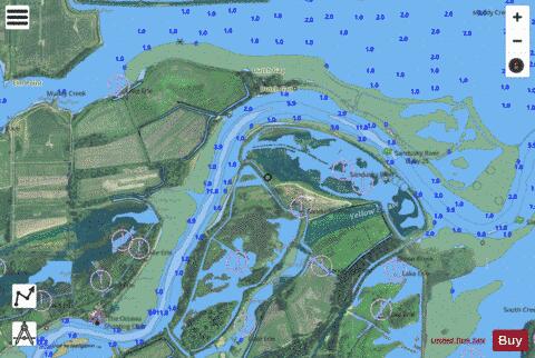 SOUTH SHORE OF LAKE ERIE SANDUSKY RIVER 22 Marine Chart - Nautical Charts App - Satellite