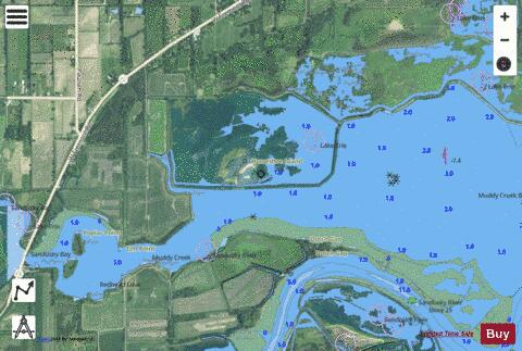 SOUTH SHORE LAKE ERIE MUDDY CREEK BAY 24 Marine Chart - Nautical Charts App - Satellite
