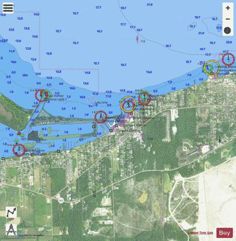 HARBOR PLANS INSET 34 Marine Chart - Nautical Charts App - Satellite