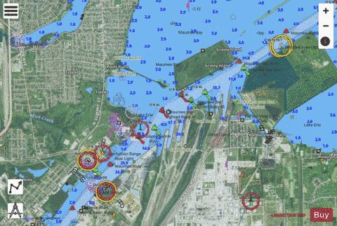 WEST END OF LAKE ERIE PAGE 6 Marine Chart - Nautical Charts App - Satellite