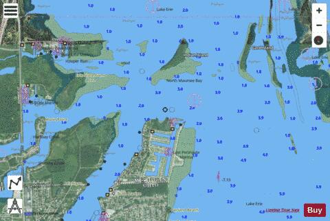 WEST END OF LAKE ERIE PAGE 9 Marine Chart - Nautical Charts App - Satellite
