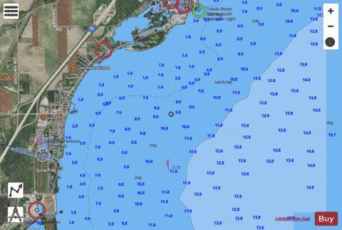 WEST END OF LAKE ERIE PAGE 11 Marine Chart - Nautical Charts App - Satellite