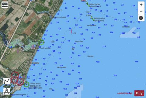 WEST END OF LAKE ERIE PAGE 12 Marine Chart - Nautical Charts App - Satellite