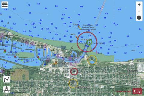 WEST END OF LAKE ERIE PAGE 35 Marine Chart - Nautical Charts App - Satellite