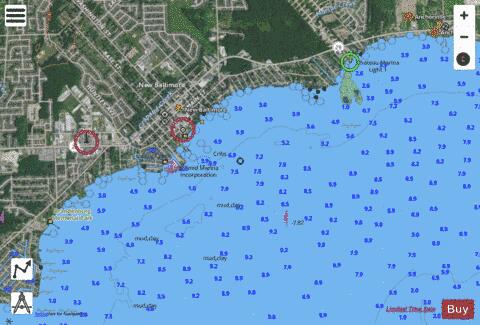 LAKE ST.CLAIR PAGE 28 Marine Chart - Nautical Charts App - Satellite