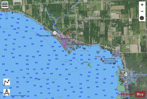 LAKE ST.CLAIR PAGE 29 Marine Chart - Nautical Charts App - Satellite