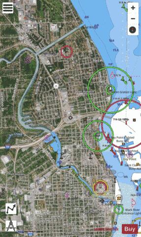 ST CLAIR RIVER PAGE 50 Marine Chart - Nautical Charts App - Satellite