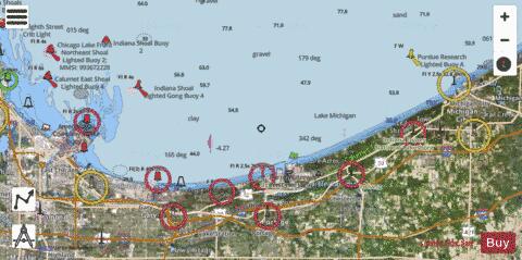 CHICAGO AND SOUTH SHORE PAGE 30 Marine Chart - Nautical Charts App - Satellite