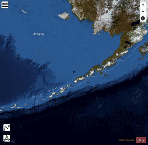 ALASKA PENINSULA and ALEUTIAN ISLANDS - SEGUAM PASS Marine Chart - Nautical Charts App - Satellite