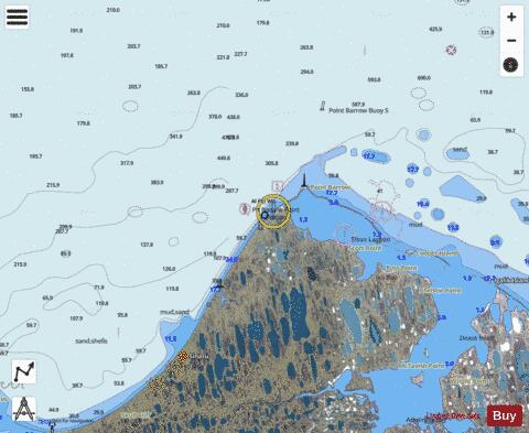 POINT BARROW AND VICINITY Marine Chart - Nautical Charts App - Satellite