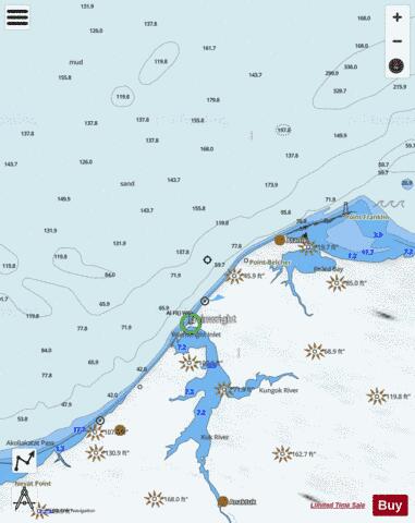 WAINWRIGHT INLET TO ATANIK Marine Chart - Nautical Charts App - Satellite