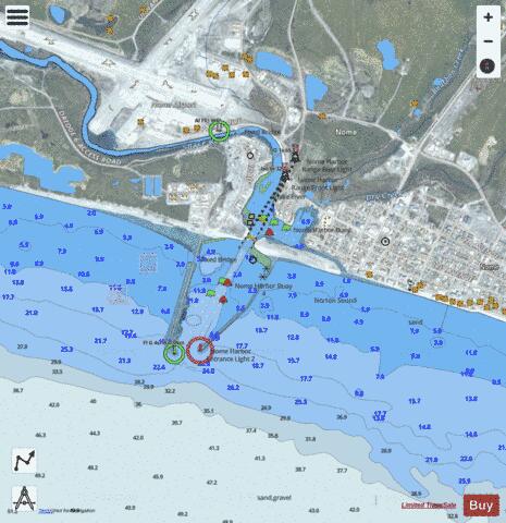 NORTON SOUND  NOME INSET Marine Chart - Nautical Charts App - Satellite