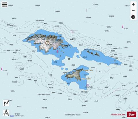 NEAR ISLANDS INGENSTREM ROCKS TO ATTU I Marine Chart - Nautical Charts App - Satellite