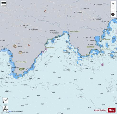 TEMNAC BAY Marine Chart - Nautical Charts App - Satellite