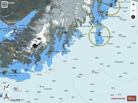 SEAL ROCKS TO GORE POINT Marine Chart - Nautical Charts App - Satellite