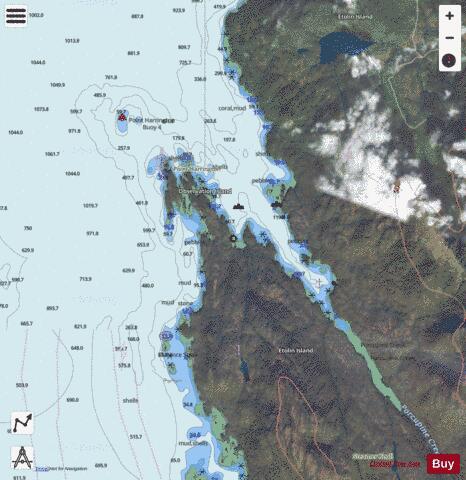 STEAMER BAY Marine Chart - Nautical Charts App - Satellite