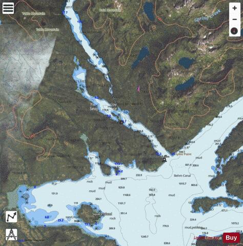 YES BAY Marine Chart - Nautical Charts App - Satellite