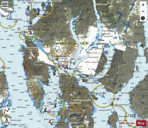 REVILLAGIGEDO CHAN  NICHOLS PASSAGE AND TONGASS NARROWS Marine Chart - Nautical Charts App - Satellite