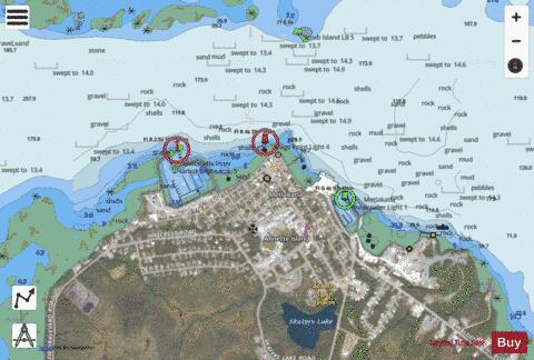 METLAKATLA HARBOR Marine Chart - Nautical Charts App - Satellite