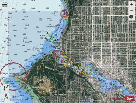 LAKE WASHINGTON SHIP CANAL AND LAKE WASHINGTON Marine Chart - Nautical Charts App - Satellite