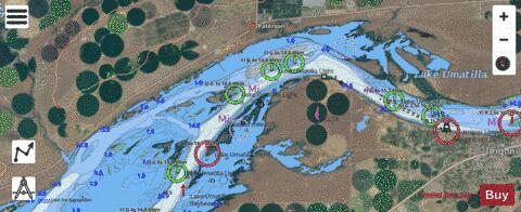 COLUMBIA RIVER BLALOCK ISLANDS TO MCNARY DAM Marine Chart - Nautical Charts App - Satellite