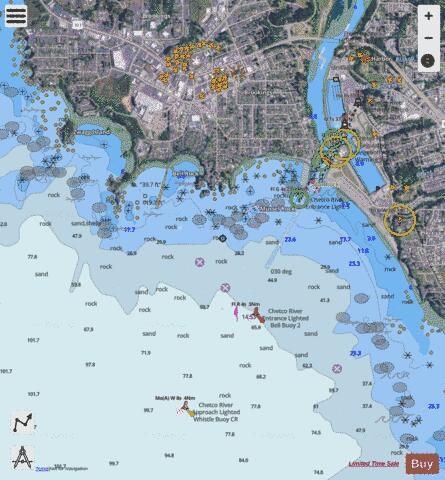 CHETCO COVE Marine Chart - Nautical Charts App - Satellite