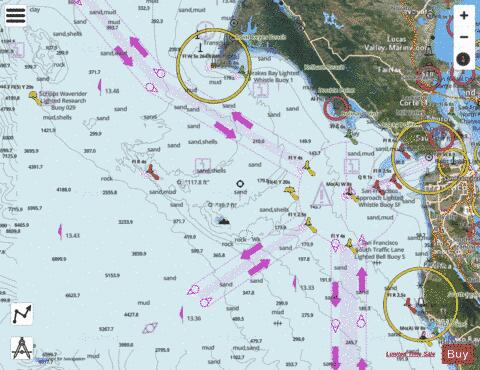 GULF OF THE FARALLONES Marine Chart - Nautical Charts App - Satellite